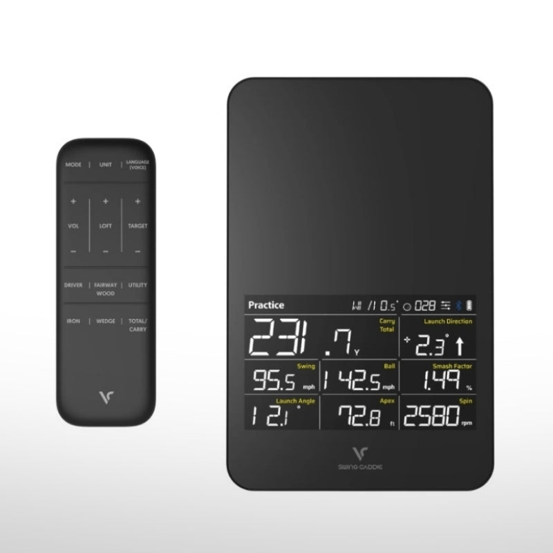 Swing Caddie SC4 PRO Golf Launch Monitor + Driving Range Simulator
